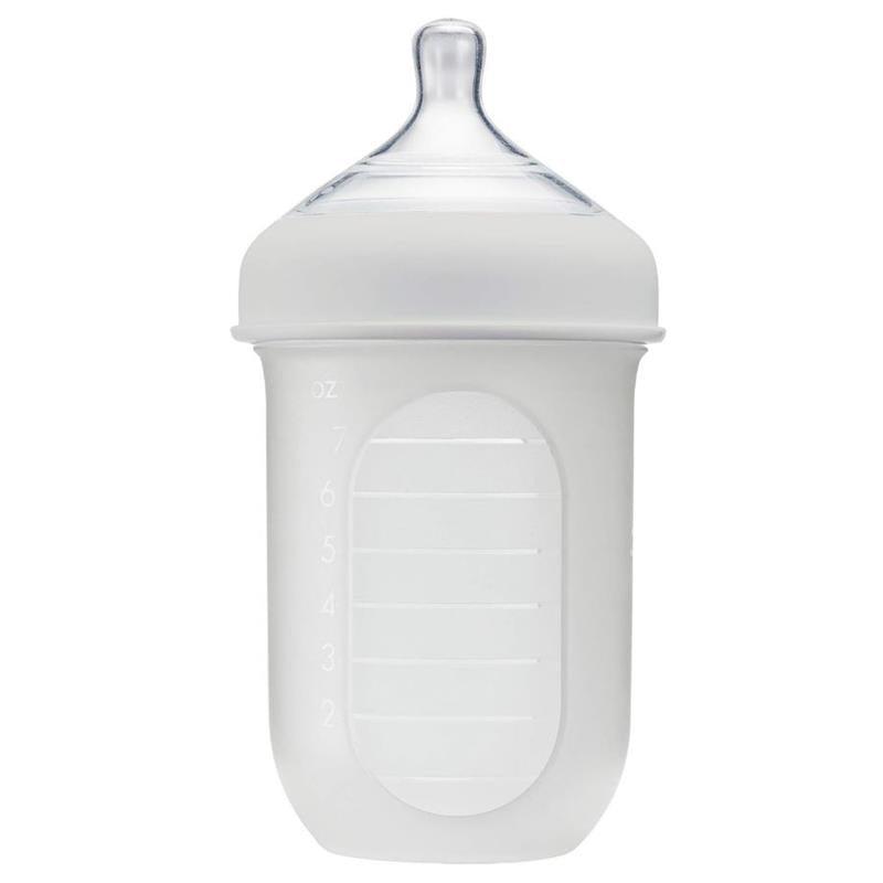 Tomy - Boon Silicone Bottle 8 Oz (Light Gray) Image 1