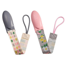 Tomy JJ Cole 2 pk Pacifier Clips, Pink/Grey Image 2