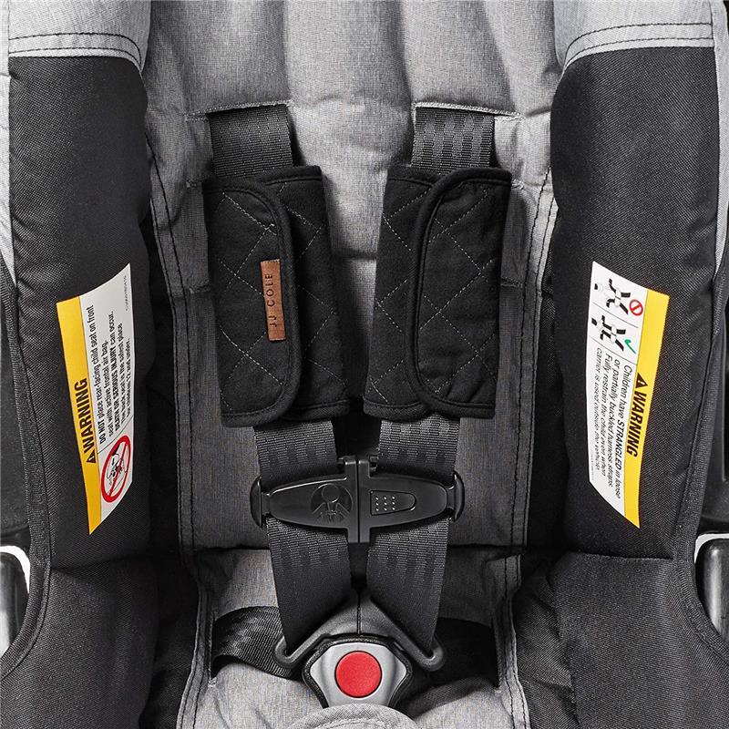 Tomy JJ Cole Car Seat Strap Covers, Black Image 3