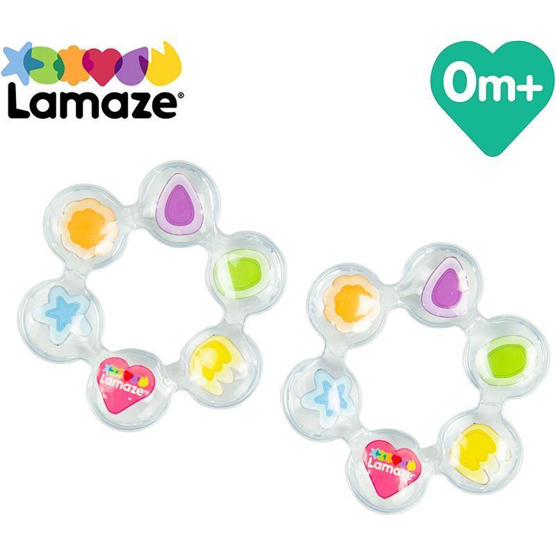 Tomy Lamaze Water-Filled Baby Teether, Multicolored Image 1