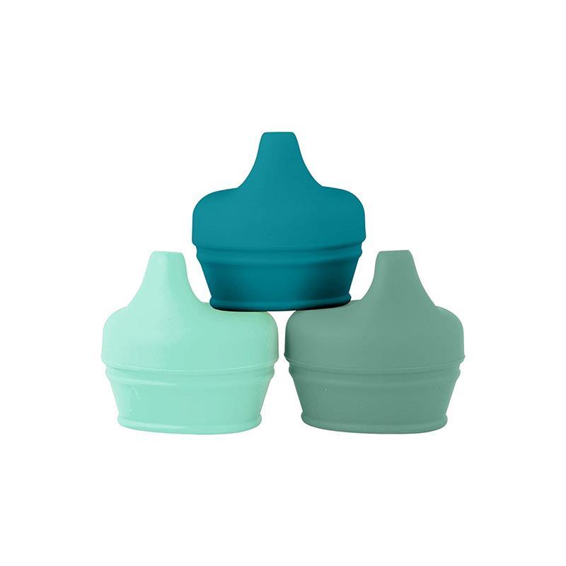 Tomy - Snug Spout Universal Silicone Sippy Lids Mint Image 1