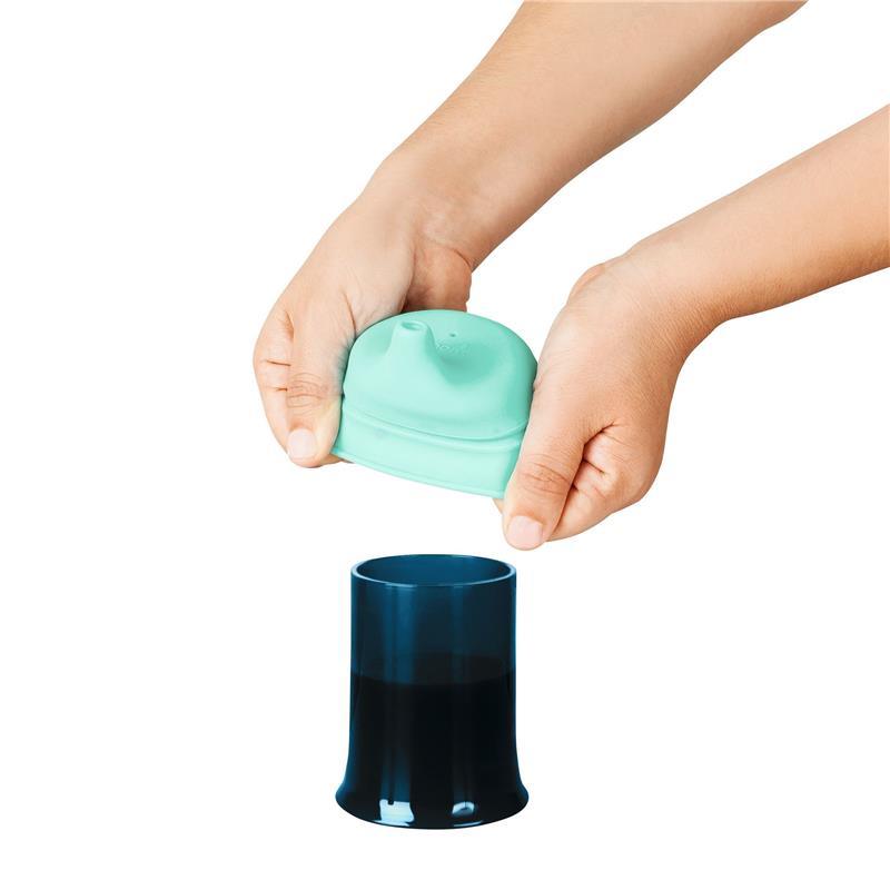Tomy - Snug Spout Universal Silicone Sippy Lids Mint Image 3