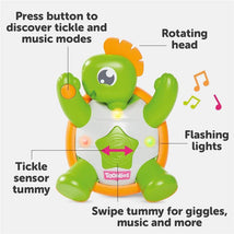 Tomy Toomies Sensory Toys, Tickle Time Turtle Image 3