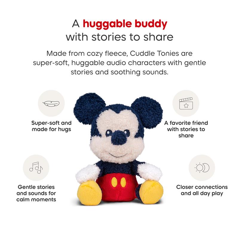 Tonies Cuddle Mickey Mouse Audio Toy Plush from Disney Image 4