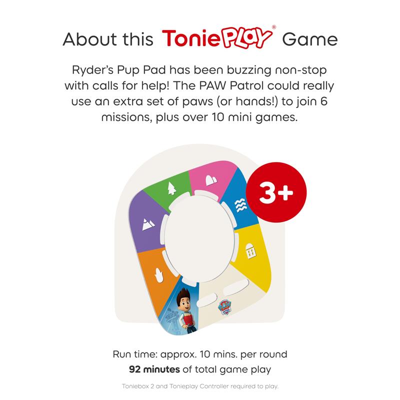 Tonies PAW Patrol Adventure Bay Rescue Heroes Tonieplay Story Game [Requires Toniebox 2 & Controller] Image 7