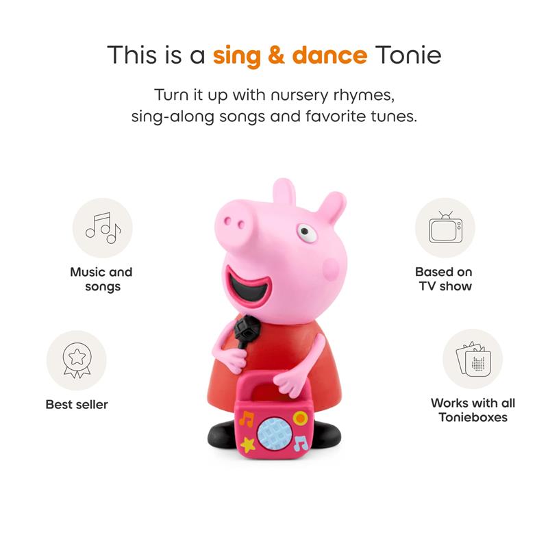Tonies Peppa Pig Audio Toy Figurine from My First Album Image 4