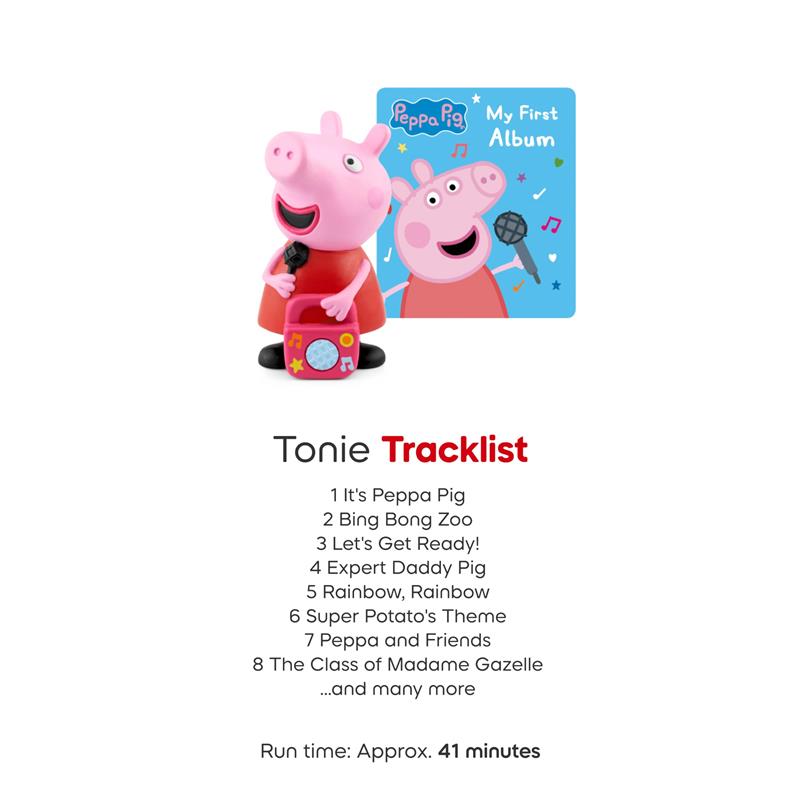 Tonies Peppa Pig Audio Toy Figurine from My First Album Image 5