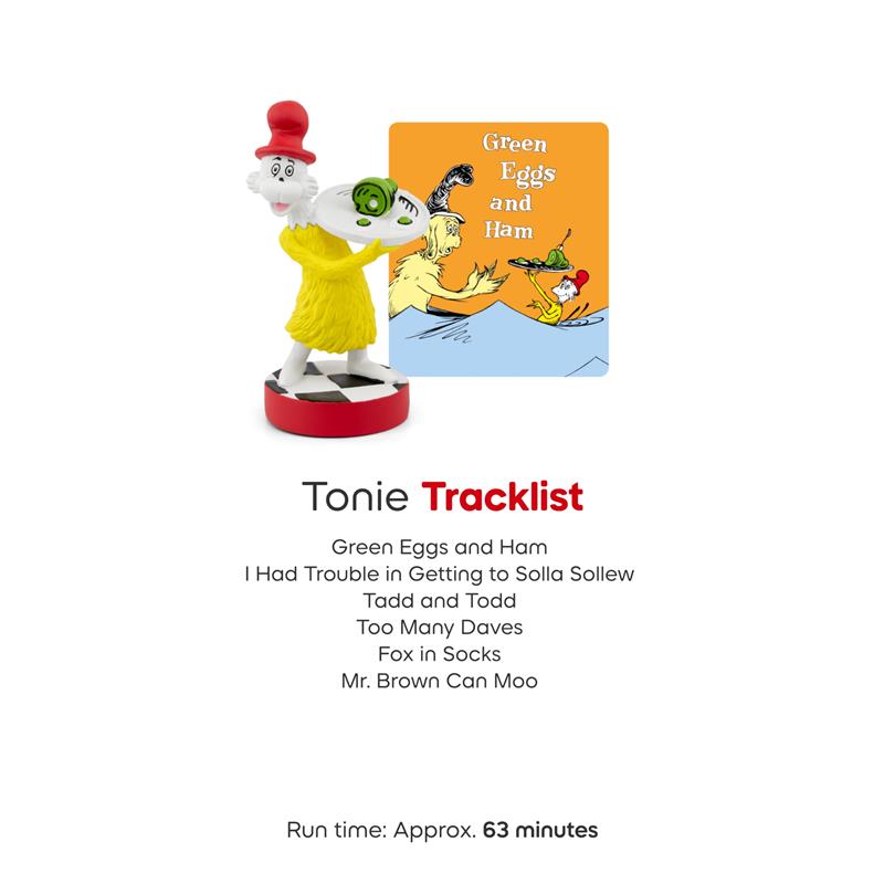 Tonies Sam-I-Am Audio Play Character from Green Eggs and Ham by Dr. Seuss