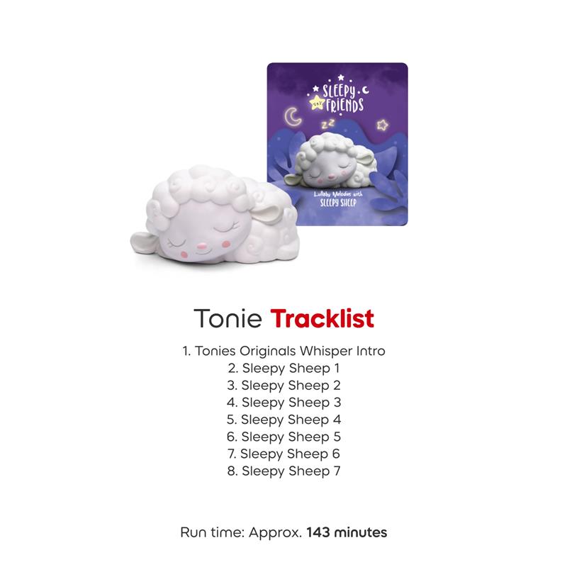 Tonies Sleepy Friends: Lullaby Melodies with Sleepy Sheep Audio Play Character Image 6