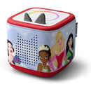 Decorative wrap for Toniebox 2 featuring Disney Princess characters: Snow White, Tiana, Cinderella, and others.