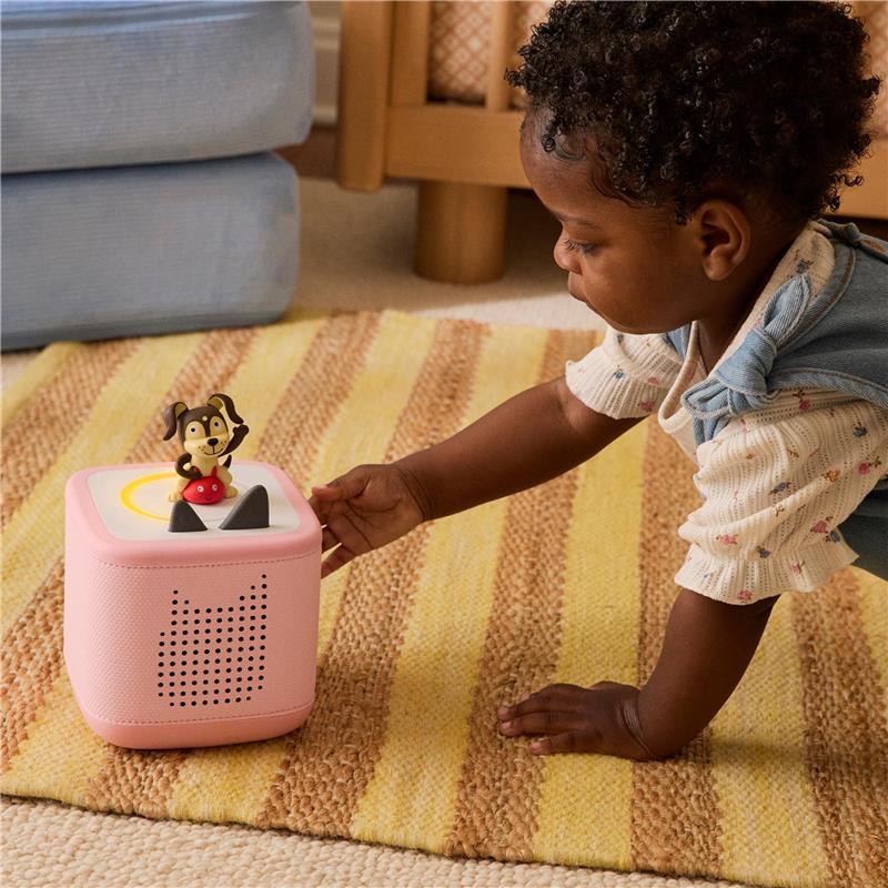 Tonies Toniebox 2 Audio Player Starter Set for Kids 1+ with Playtime Puppy, Cloud Pink Image 2
