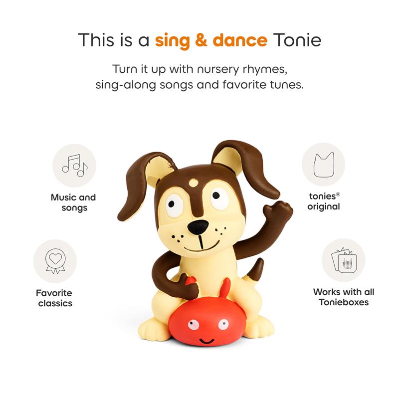 Tonies Toniebox 2 Audio Player Starter Set for Kids 1+ with Playtime Puppy, Cloud Pink Image 5