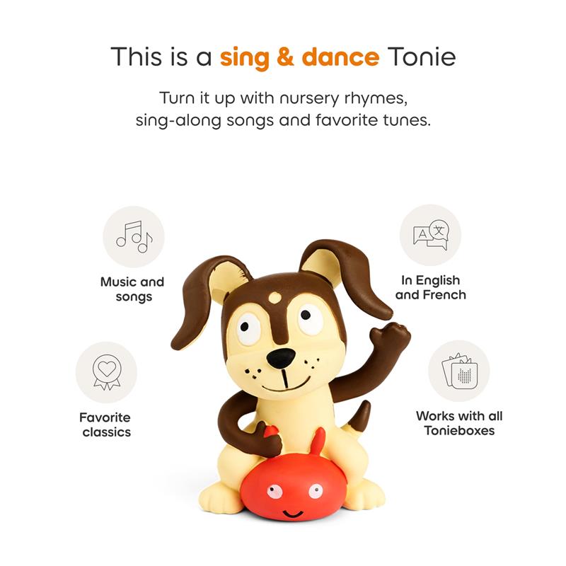 Tonies Toniebox 2 Audio Player Starter Set for Kids 1+ with Playtime Puppy, Sky Blue Image 5