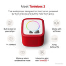 Tonies Toniebox 2 Audio Player Starter Set for Kids 1+ with Playtime Puppy Sunset Red Image 4