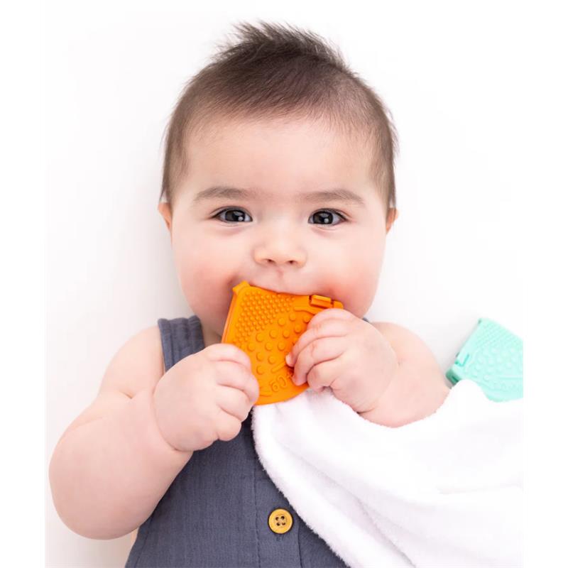 Toothi - Teether Clip, Papaya Image 3