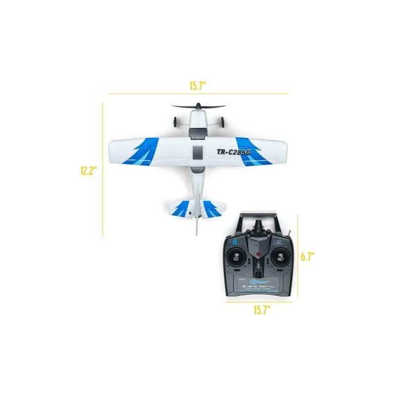 Top Race - Rc Plane 3 Channel Remote Control Airplane Image 2