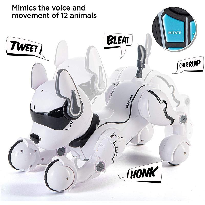Top Race Remote Control Robot Dog Toy for Kids, Interactive & Smart Dancing to Beat Puppy Robot Image 3