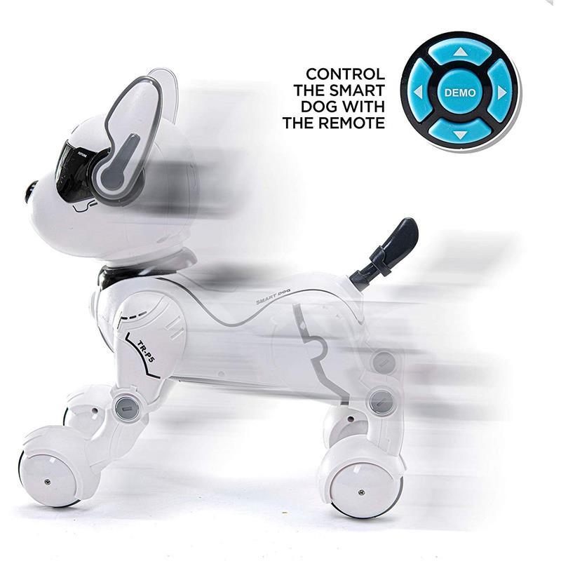 Top Race Remote Control Robot Dog Toy for Kids, Interactive & Smart Dancing to Beat Puppy Robot Image 4