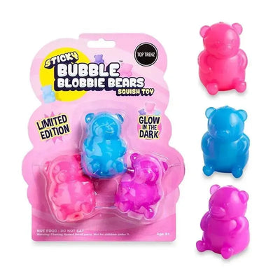 Top Trenz - Gummy Bear Sticky Bubble Blobbies Glow In The Dark Image 1