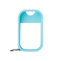 Touchland Hand Sanitizer Mist Case, Silicone Case with Keyring, Frosty Blue Image 1