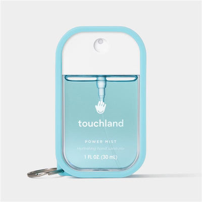 Touchland Hand Sanitizer Mist Case, Silicone Case with Keyring, Frosty Blue Image 2