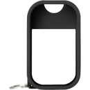 Touchland Hand Sanitizer Mist Case, Silicone Case with Keyring, Jet Black Image 1