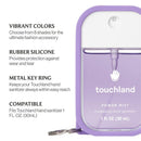 Touchland Hand Sanitizer Mist Case, Silicone Case with Keyring, Purple Haze Image 5