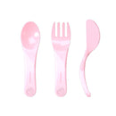 Twistshake - Learn Cutlery 6+ M, Pastel Pink Image 1