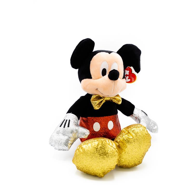 Ty Mickey, Super Sparkle Red, Medium | Mickey Mouse Plush Image 1