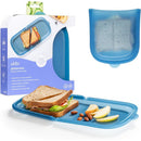 Ubbi 1Pk Platemate Reusable Silicone Storage Bag, Juniper Image 1
