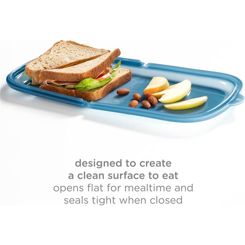 Ubbi 1Pk Platemate Reusable Silicone Storage Bag, Juniper Image 4