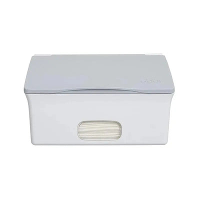 Ubbi - Flushable Wipes Dispenser, White/Grey Image 1