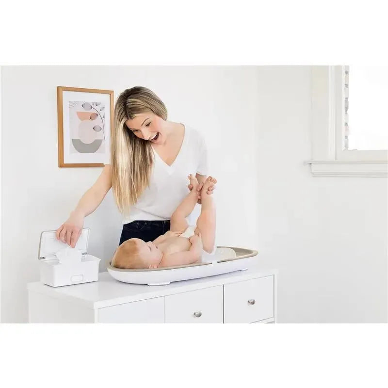 Ubbi - Foam Changing Pad, Lightweight, Waterproof, Taupe Image 7
