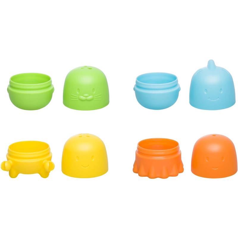 Ubbi - 4Pk Interchangeable Bath Toys for Toddlers and Baby Image 3