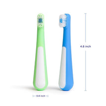 Ubbi - Polaris & Green Toddler Training Toothbrush Set Image 2