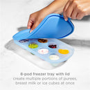 Ubbi - Smoothie Purple & Sugar Snap Green Feeder & Freezer Tray Set Image 6