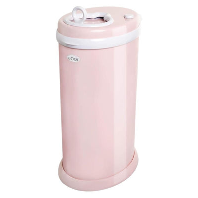Ubbi - Steel Diaper Pail, Odor Locking, No Special Bag Required, Blush Pink Image 1