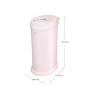Ubbi - Steel Diaper Pail, Odor Locking, No Special Bag Required, Blush Pink Image 3