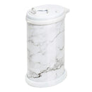 Ubbi - Steel Diaper Pail, Odor Locking, No Special Bag Required, Marble Image 1