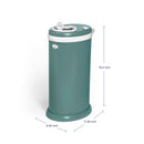 Ubbi - Steel Diaper Pail, Odor Locking, No Special Bag Required, Open Water Image 4