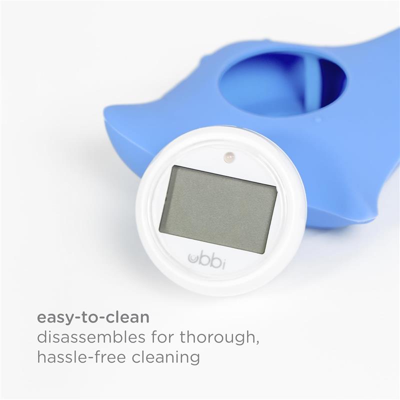 Ubbi - Stingray Baby Bath Thermometer for Newborns and Infants, Floating Silicone,Blue Image 6