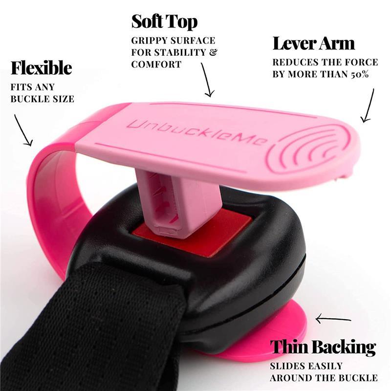 Unbuckleme - Hot Pink Car Seat Buckle Release Tool Image 5