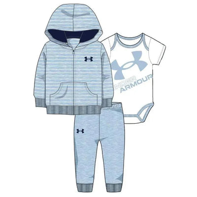 Under Armour - 3 Pc Core Stripe Take Me Home Set, Isotope Blue Image 1