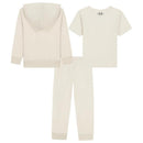 Under Armour 3Pk Hoodie Pant Set, Sandstorm Heather Image 3
