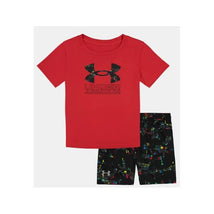 Under Armour Abstract Force Big Symbol - Red - Tee and Short Set Image 1
