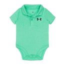 Under Armour - Baby Boy Bodysuit Polo, Vapor Green Image 1