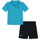 Under Armour - Baby Boy Under Armour Polo Set, Opal Black Image 1