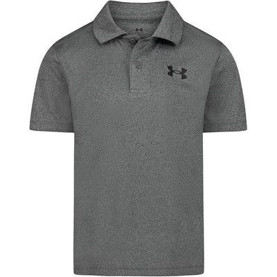 Under Armour - Kids Boy Short Sleeve Matchplay Twist Polo, Castlerock Image 1