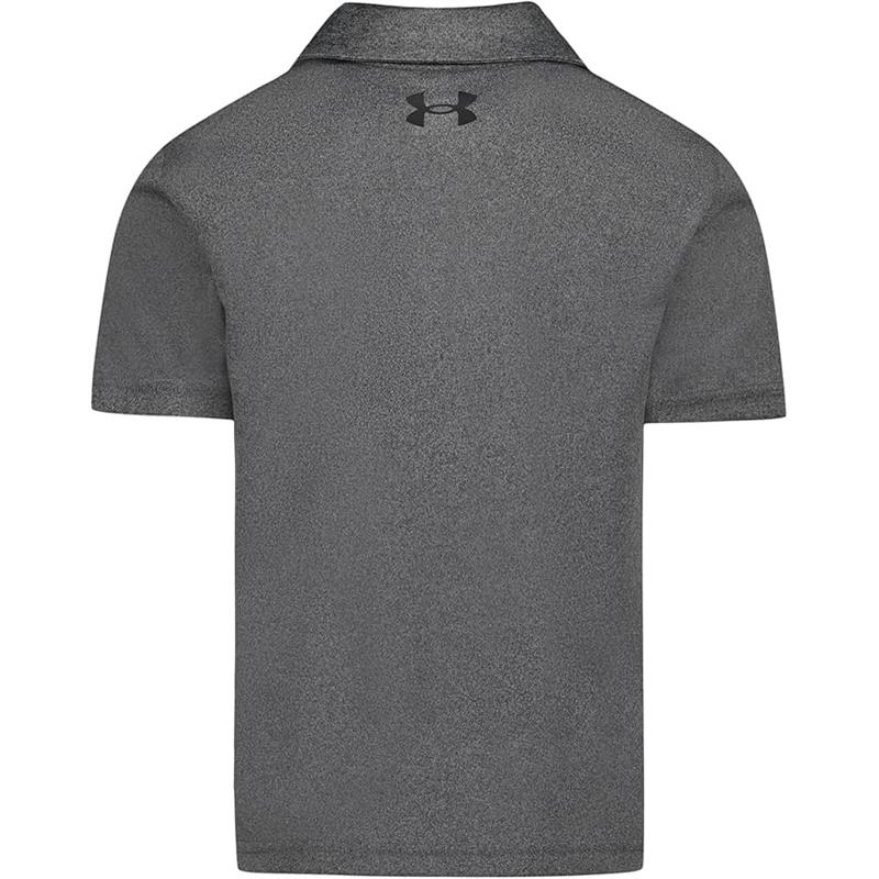 Under Armour - Kids Boy Short Sleeve Matchplay Twist Polo, Castlerock Image 2