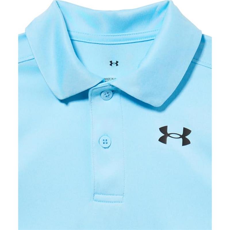 Under Armour Kids - Boy Short Sleeve Matchplay Twist Polo, Stream Image 2